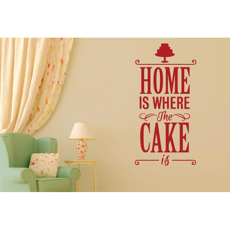 Wall Decal, Medium, Dark Red