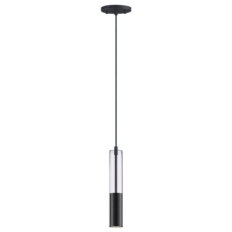 Luminaire suspendu 1 lumière Torch, Noir