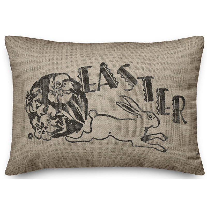 Hippity Hoppity Throw Pillow