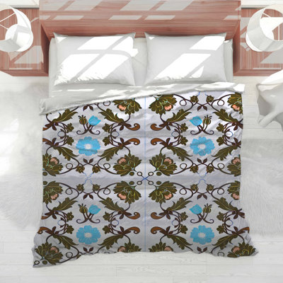 Édredon à motif floral