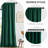 Dark Green Velvet Curtains