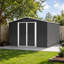 Grand cabanon en métal à pignon