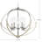 5 - Light Dimmable Geometric Chandelier-274528806