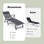 Andoro 67cm Long Reclining Single Lounger