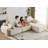 Boneless Pet-Friendly Cloud Modular Sectional Sofa,Modern Memory Foam Compressed Sofa,Large 3 Seats Sectional Couches-335623192