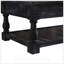 Table basse à plateau relevable avec tablette fixe Farmhouse