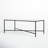 Henley 48" Glass and Steel Coffee Table-975230781