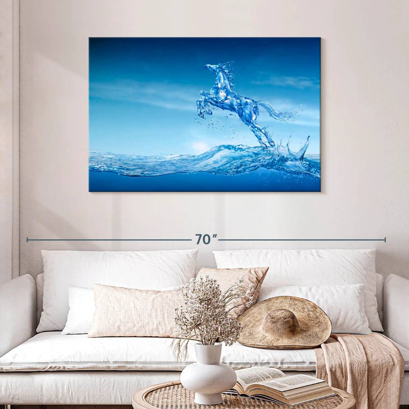 Water Horse, 30" H x 45" W