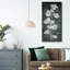  «Botanical Inversion» par Svetlana Aleynikova, art mural en verre acrylique, 24 po x 48 po