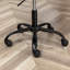 Chaise de bureau pivotante en tissu-1306954380