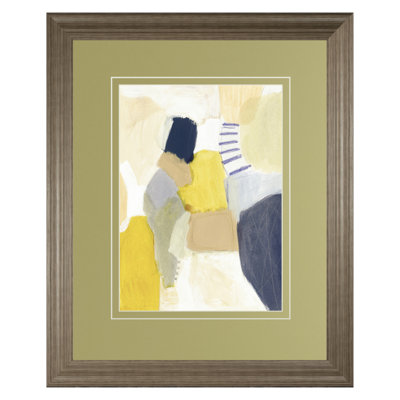 Art mural Trove I - 34 po x 40 po - Cadre en bois naturel
