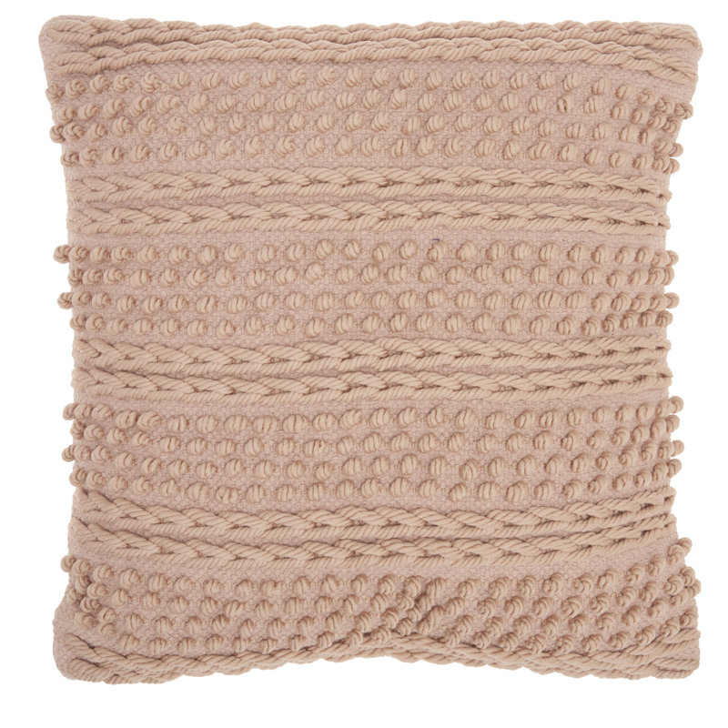  Square Pillow Cover & Insert, Blush