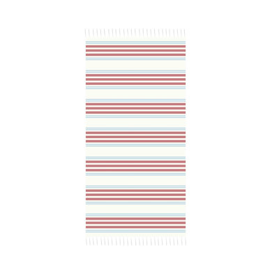 Handloom Towel Red/Blue