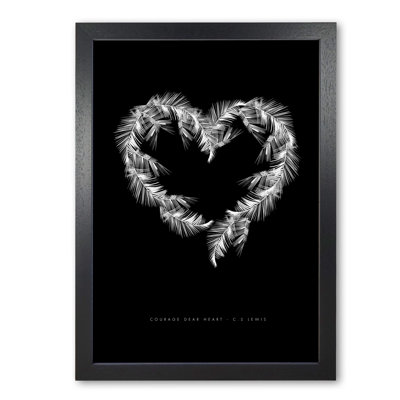 C S Lewis Courage Dear Heart - Print