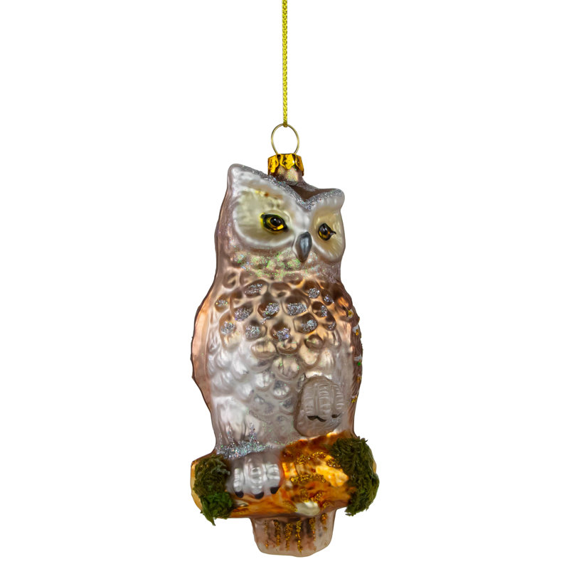 Ornement de Noël en verre 5 po