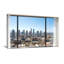 Vue de paysage urbain à travers un cadre de fenêtre Z251225161612195229-397033551