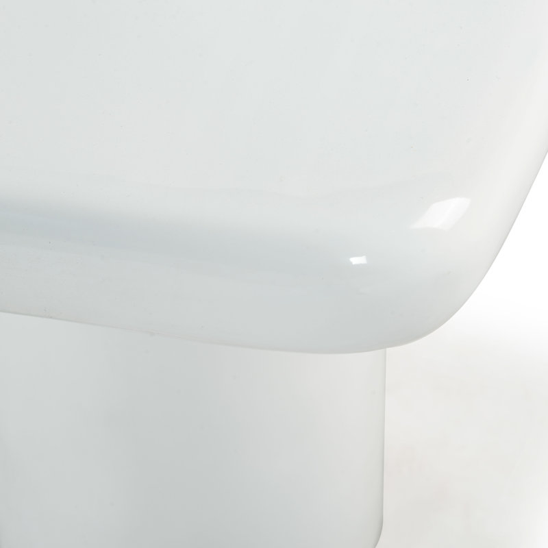 Table d'appoint Clarendon, Blanc