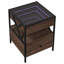 Daneli 40cm W Steel Bedside Table-2087432857