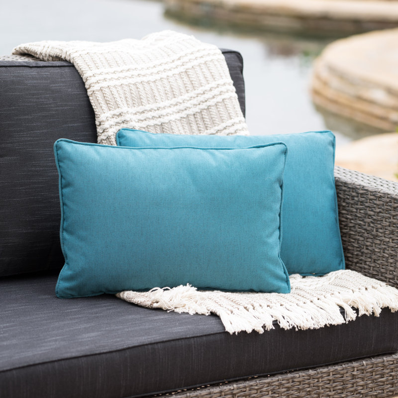 Prado Rectangular Pillow Cover & Insert, Teal