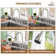 Sleek 2-Handle Bridge Kitchen Faucet with Three Function Pull-Down Sprayhead