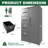 Metal Storage Vertical Filing Cabinet With Lock, Steel File Locker With 4 Drawers And 1 Door For School, Living Room, Bedroom, Office-2034959059