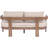 Newport Glenmore Water Resistant Fabric Upholstered Outdoor Patio Sofa with Protective Cover Included-1670578197-1654354793