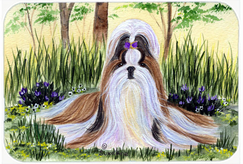 Shih Tzu Glass Cutting Board