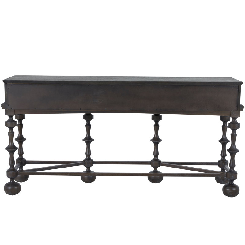 Arrington 76" Console Table, Cerused Ash
