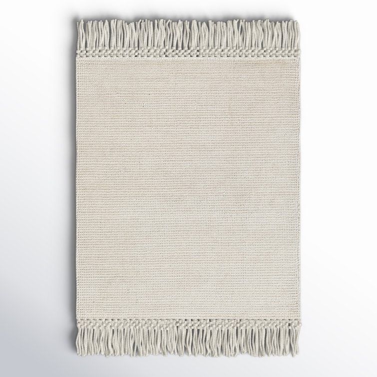 Kama Collection Hand Loomed - Solid White