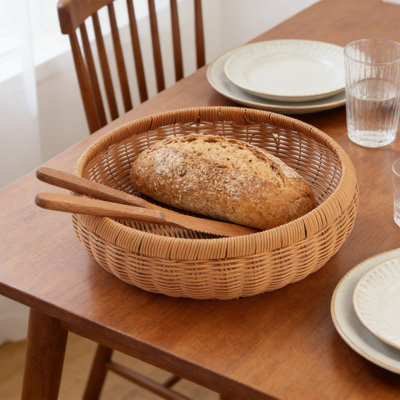 Panier en osier en plastique