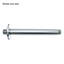 Bras de douche 8 po, chrome
