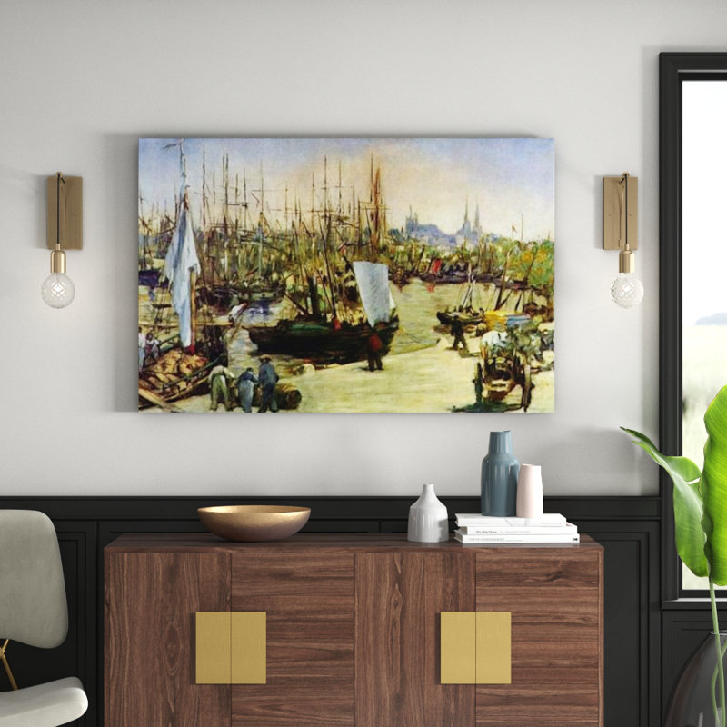 Edouard Manet - Wrapped Canvas Painting, 90cm H x 135cm W x 1.8cm D