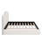 Low-Profile Upholstered Platform Bed With Headboard