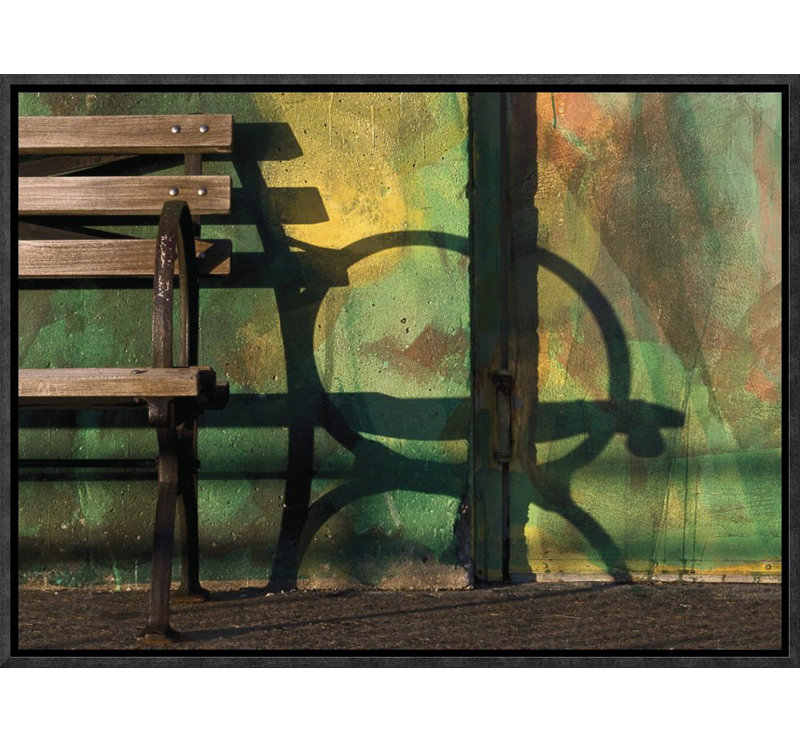 " Bench ", 12" H x 16" W, Canvas, No Mat