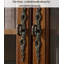 Bibliothèque en bois d'hévéa
