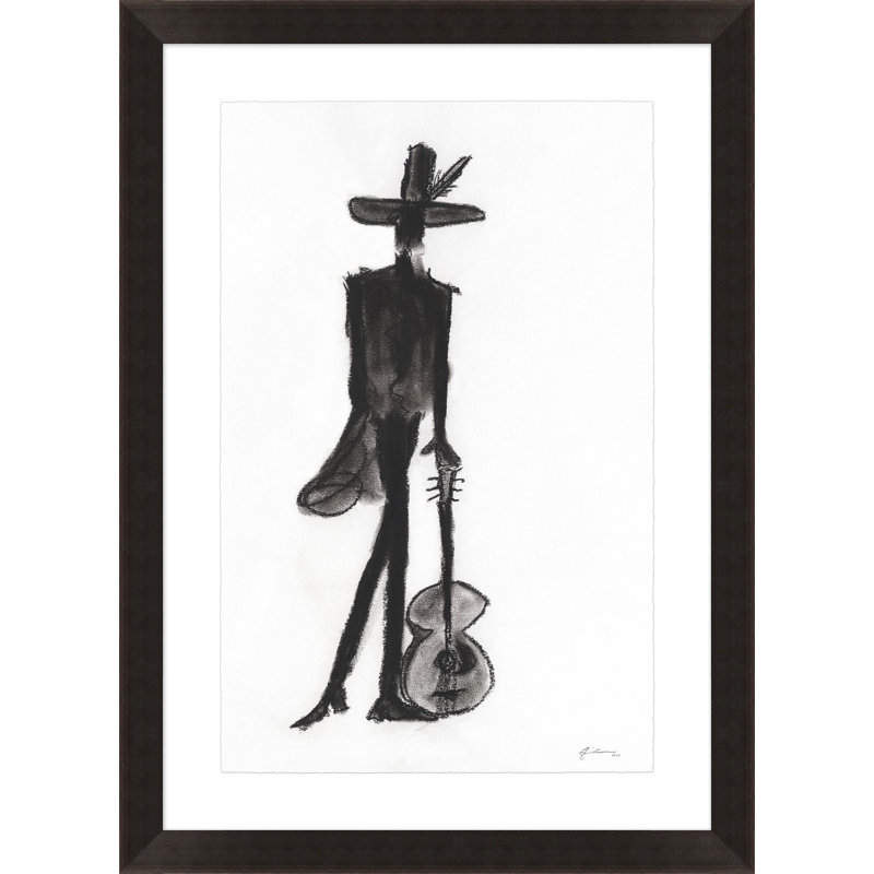 Traveling Musician Painting by Chris Coleman