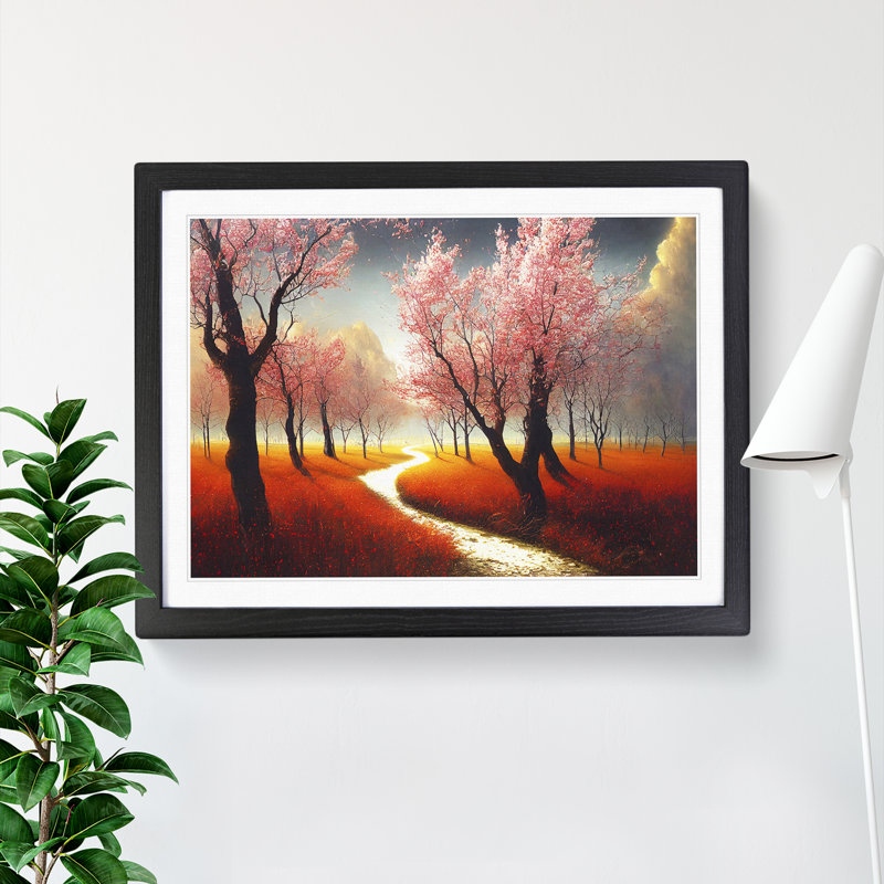 Dazzling Spring Forest - Framed Print, Black Framed, 25cm H x 34cm W x 2cm D