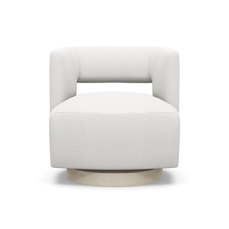 Crystle Swivel Barrel Chair, Sandstone, 5246-99