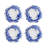 Blue Ming Piece Porcelain China Dinnerware Set - Service for 4