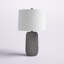 Lampe de table grise 26 po Sloane