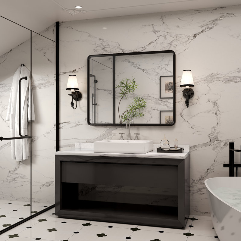 Miroir de meuble-lavabo mural Molly, 40 po x 32 po