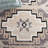 Rectangle Markes Southwestern Power Loomed Polyester Area Rug in Beige/Gray/Brown-692096443