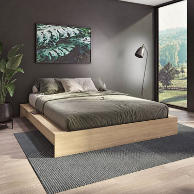 Zen Omega Platform Bed - Easy Assembly, No Box Spring Required
