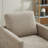 Wide Upholstered Swivel Armchair-62141720