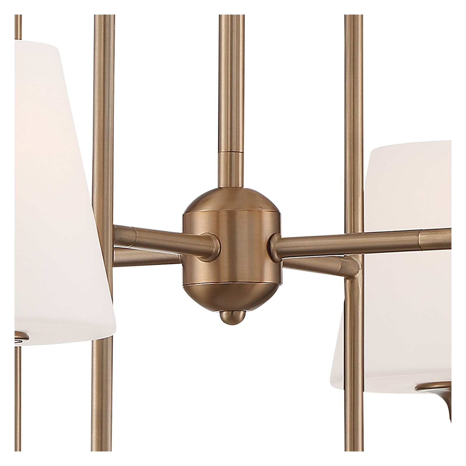 Lane 8 - Light Dimmable Tiered Chandelier, Vibrant Gold