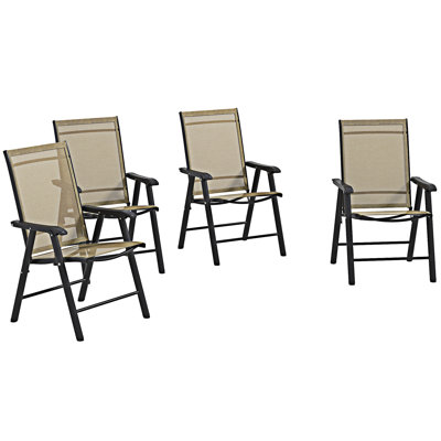 Patio Folding Chair Set Of 4