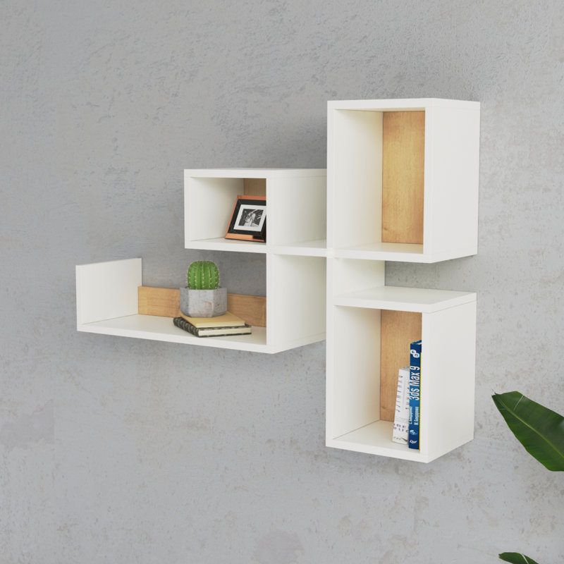 Dragoy 4 Piece Floating Shelf