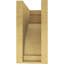 Bois de cèdre brut RiveraThane Corbel, apprêté brun clair Rivera-88290963