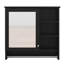 Armoire de rangement murale 2 en 1 avec tablette réglable-771680594