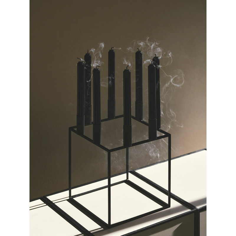 Kubus Candelabra, Black